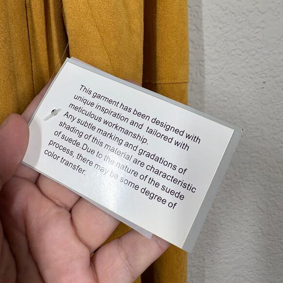 Bagatelle Collection Size XL Draped Cardigan Coatigan Jacket Yellow Open Front - Picture 9 of 12